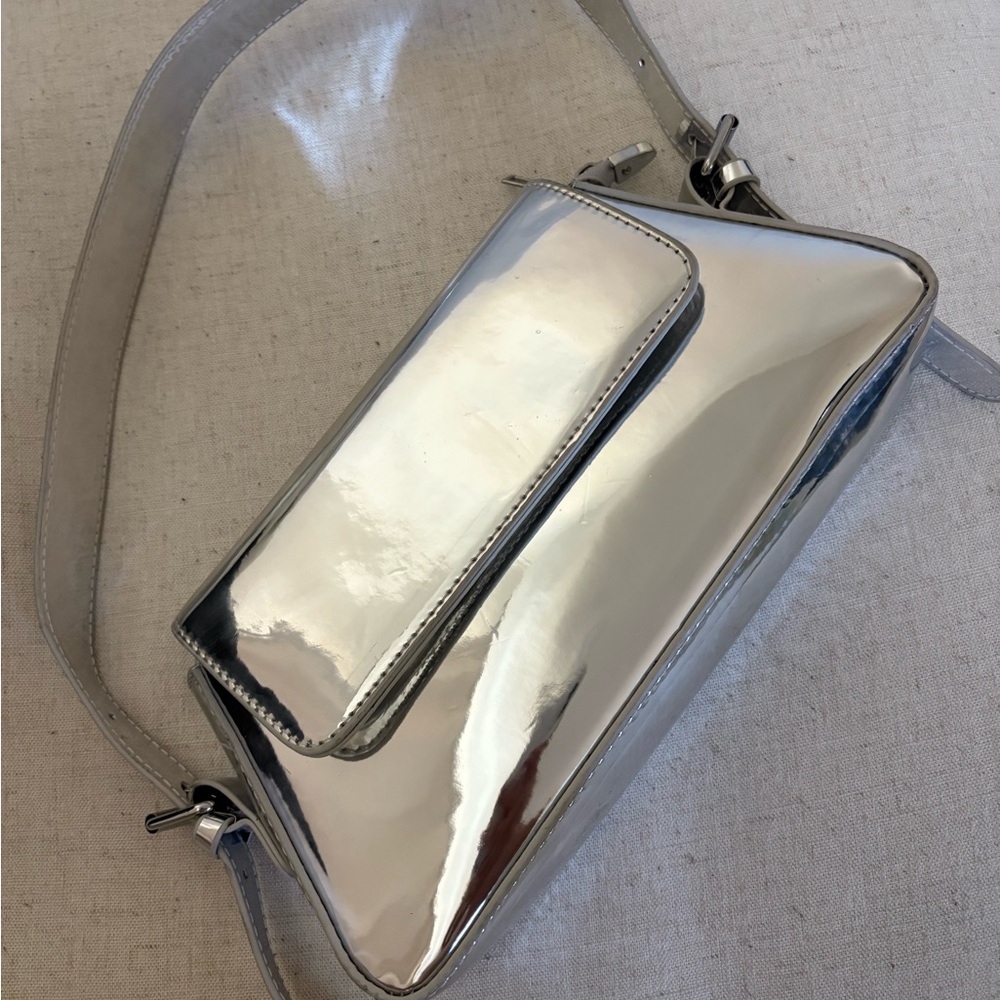 Silver Shoulder Bag